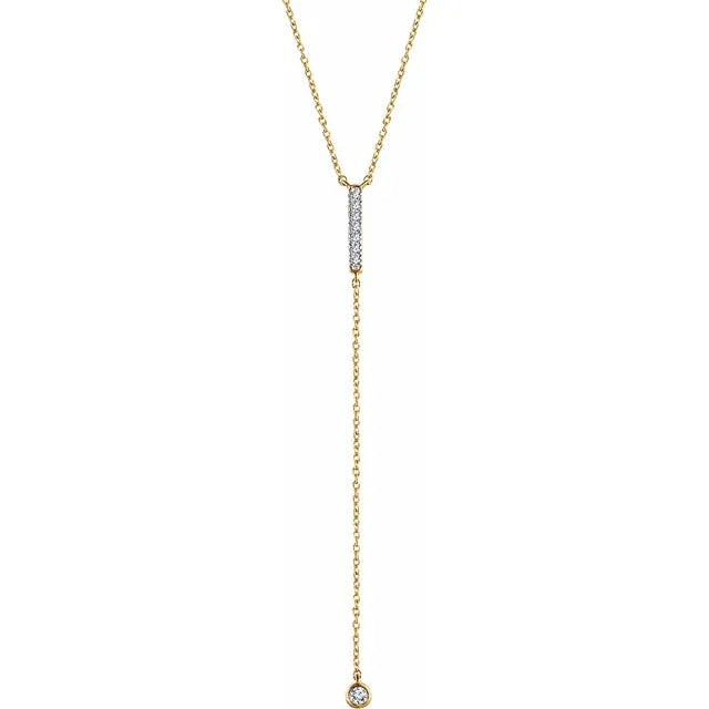 Celestial Diamond Drip Necklace