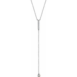 Celestial Diamond Drip Necklace