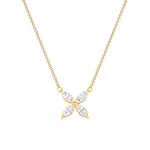 Marquise Diamond Flower Necklace